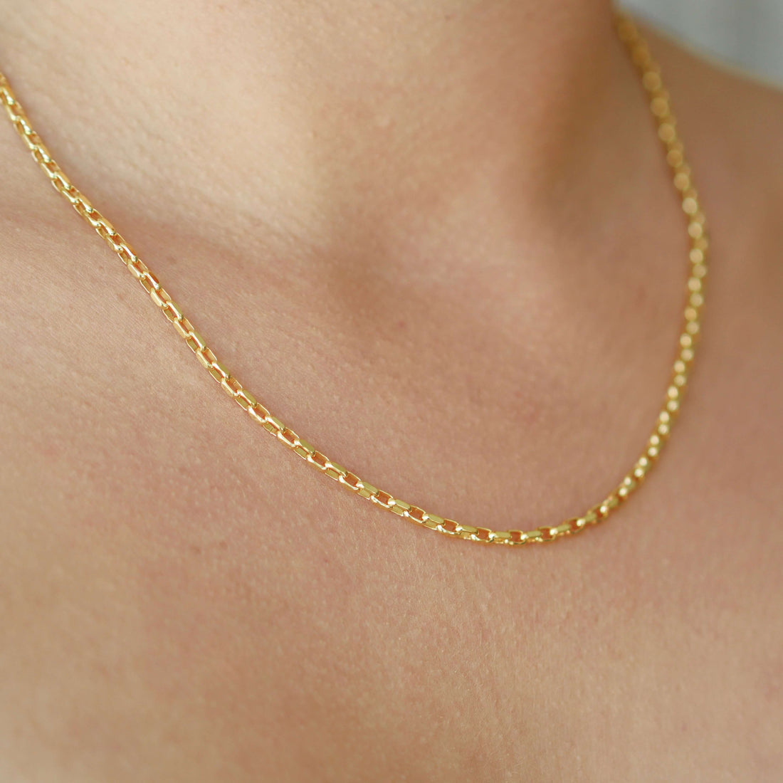 BLOCK CHAIN GOLD VERMEIL