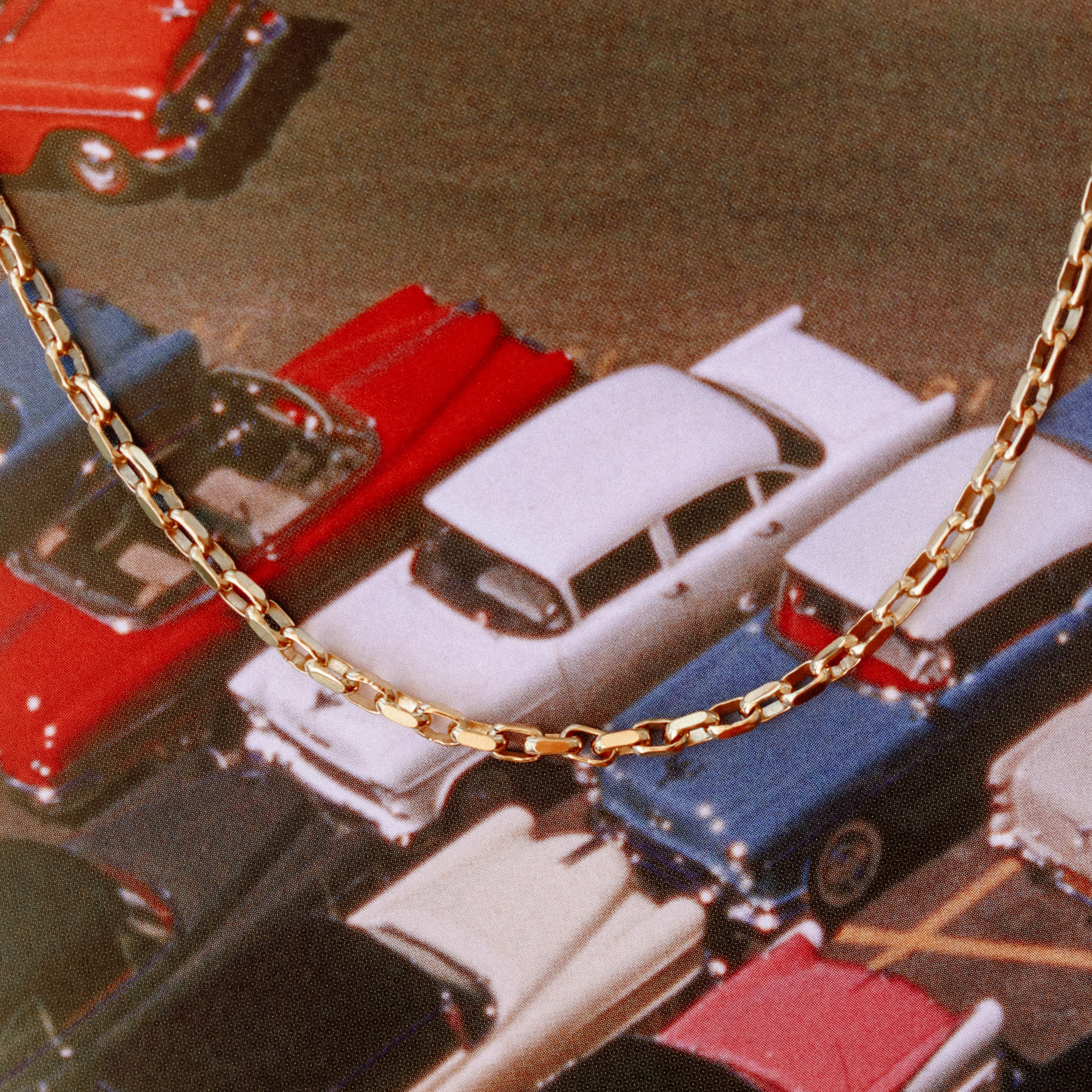 BLOCK CHAIN GOLD VERMEIL