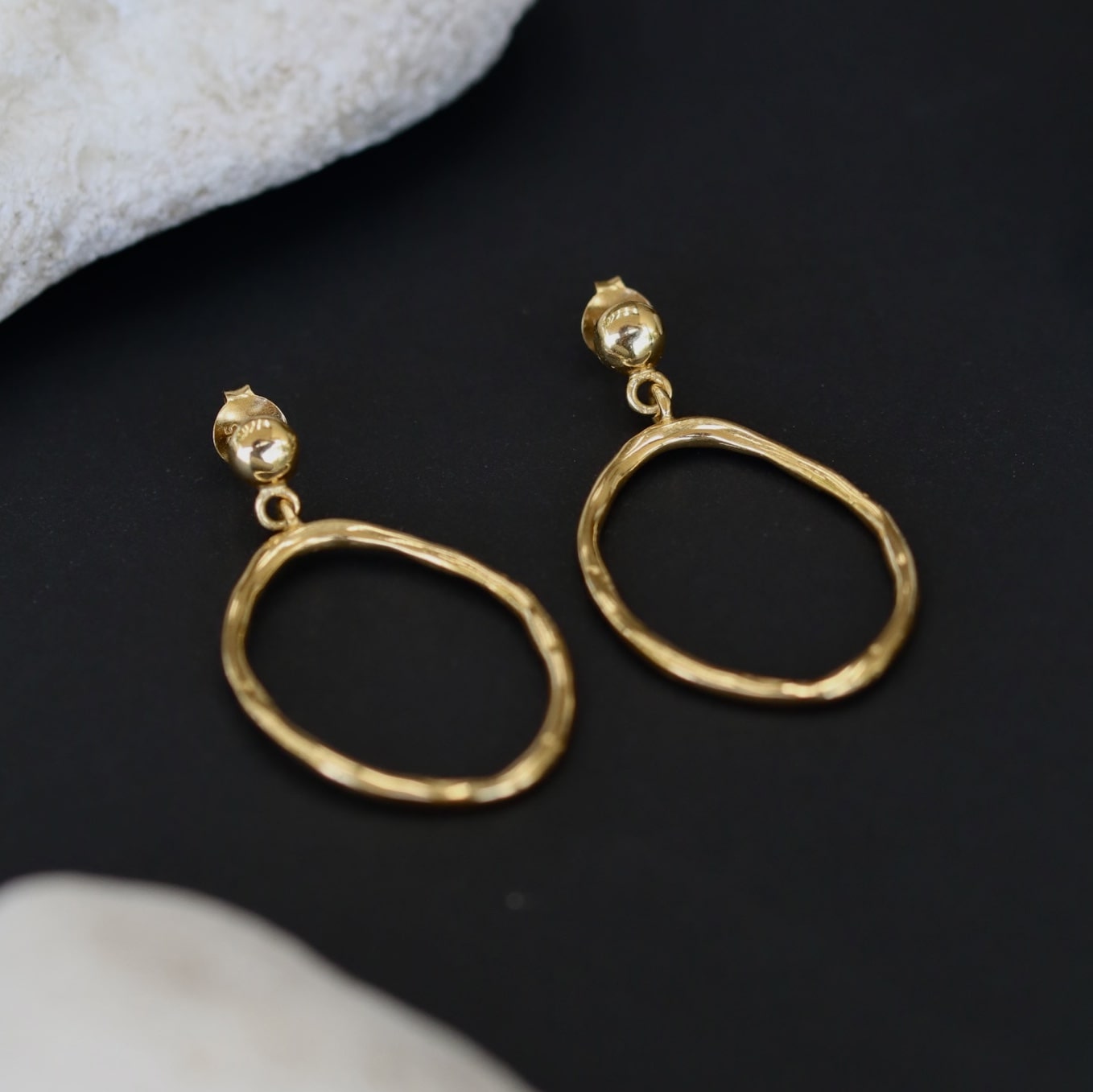 BELLE EARRINGS GOLD VERMEIL