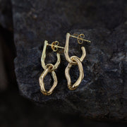 RHEA EARRINGS GOLD VERMEIL