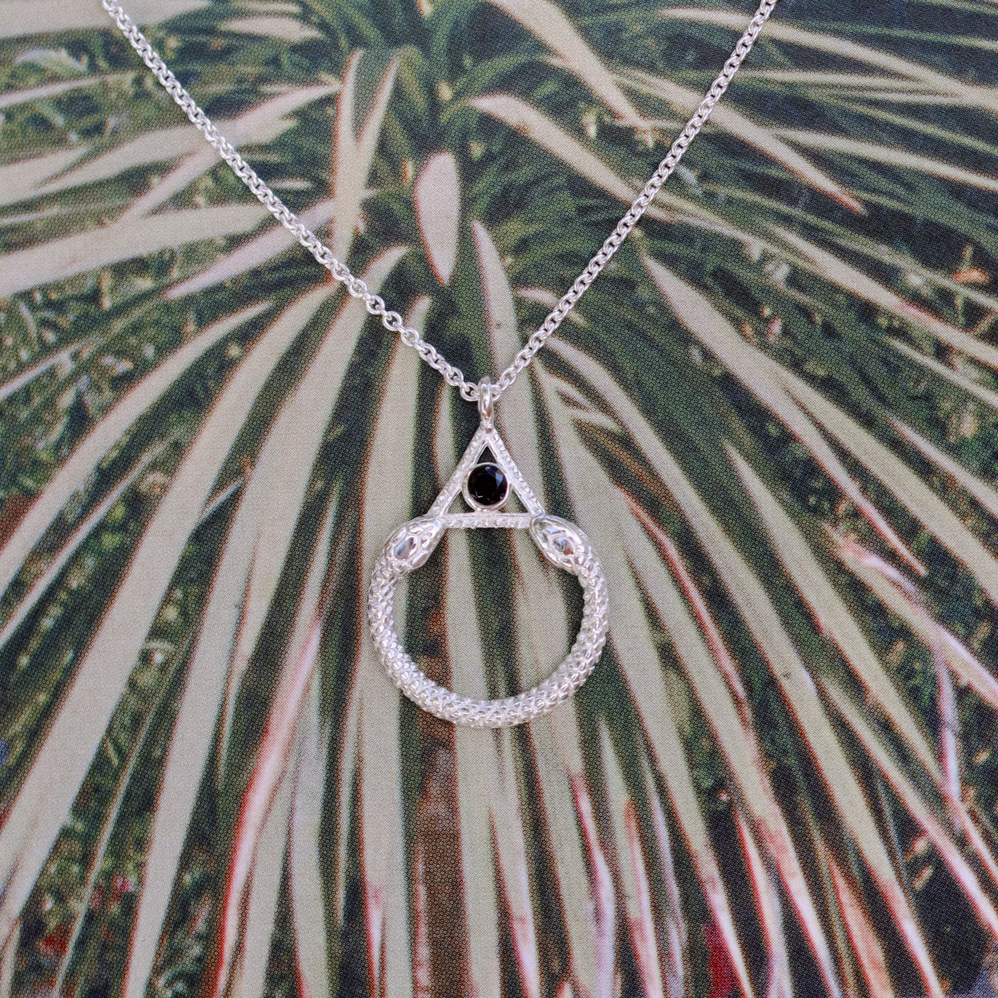 URAEUS NECKLACE SILVER