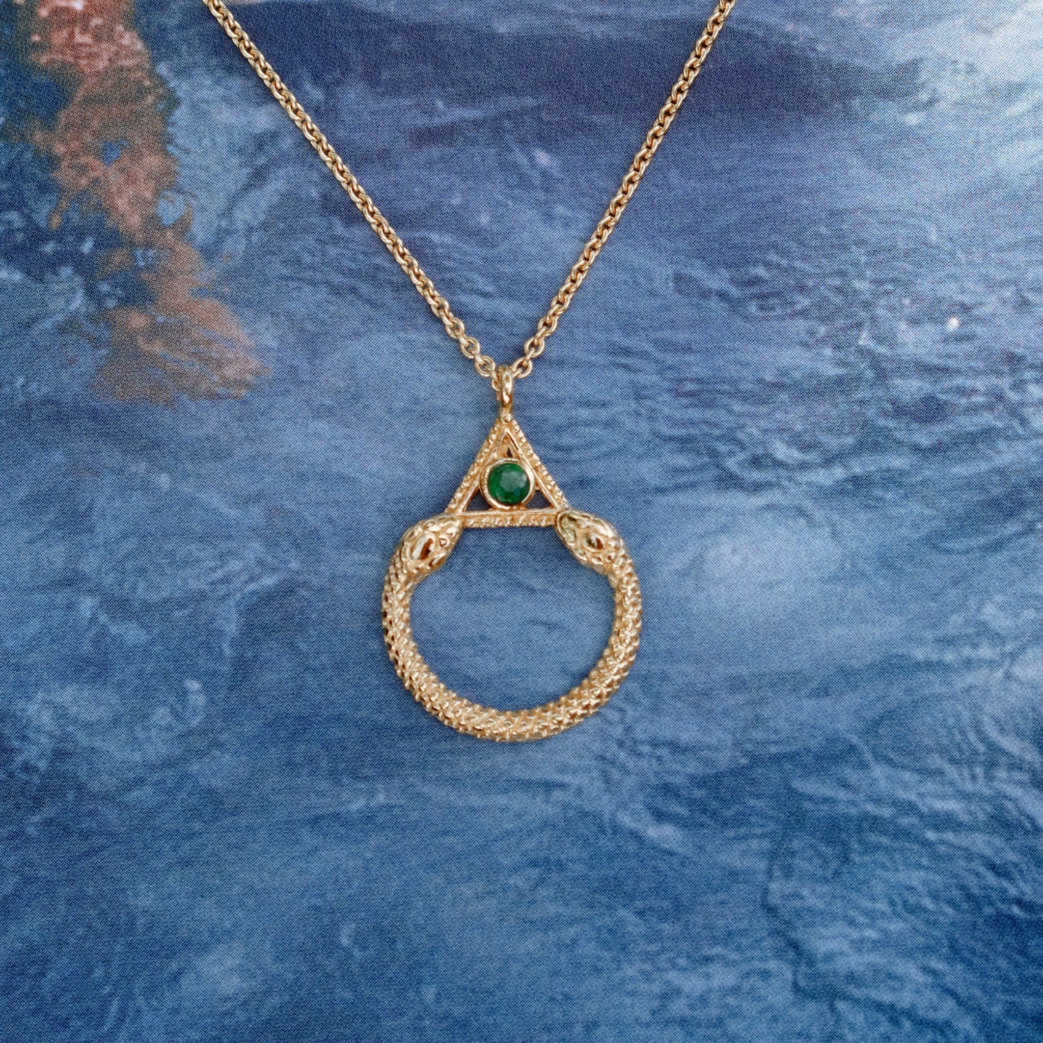 URAEUS NECKLACE GOLD VERMEIL