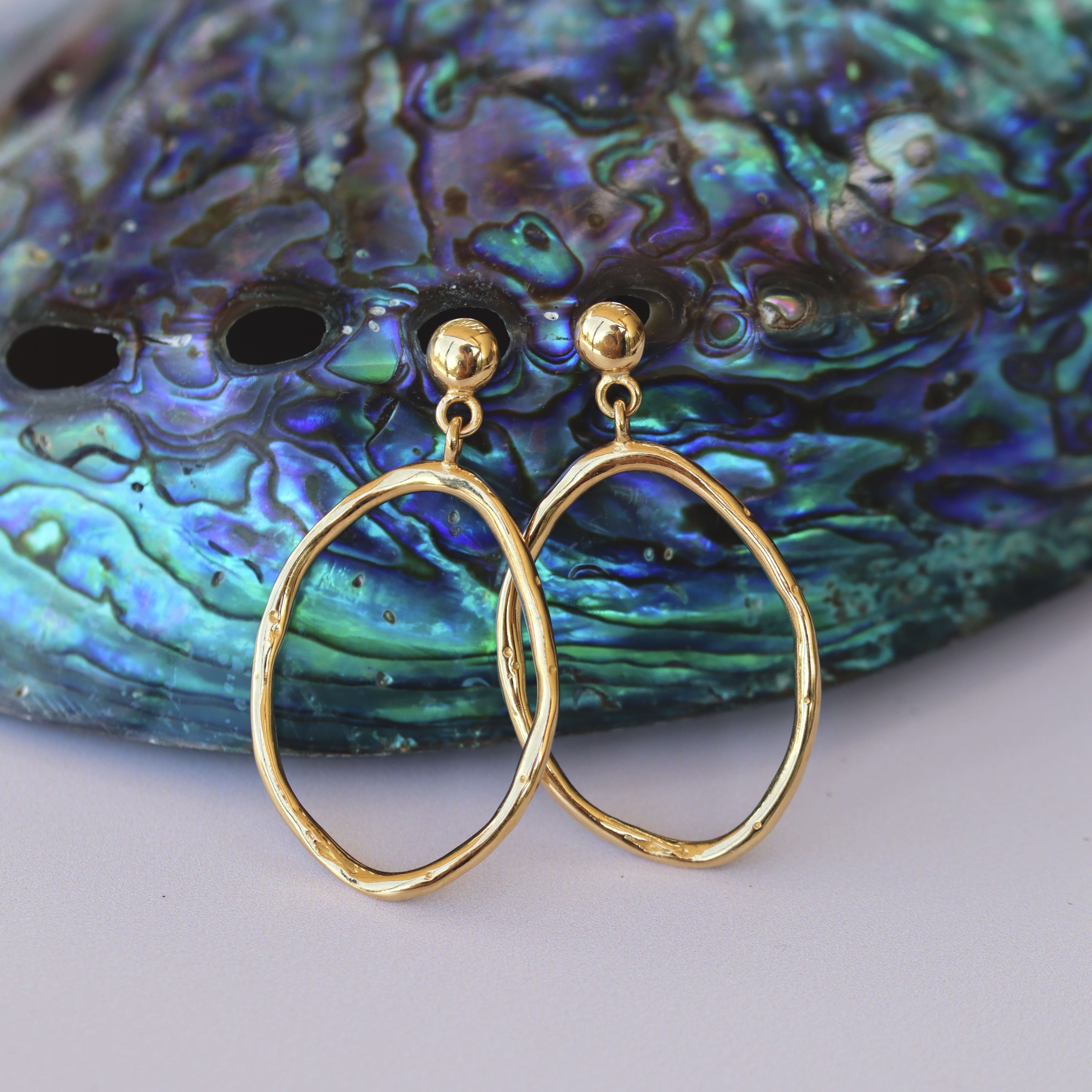 BELLE EARRINGS GOLD VERMEIL