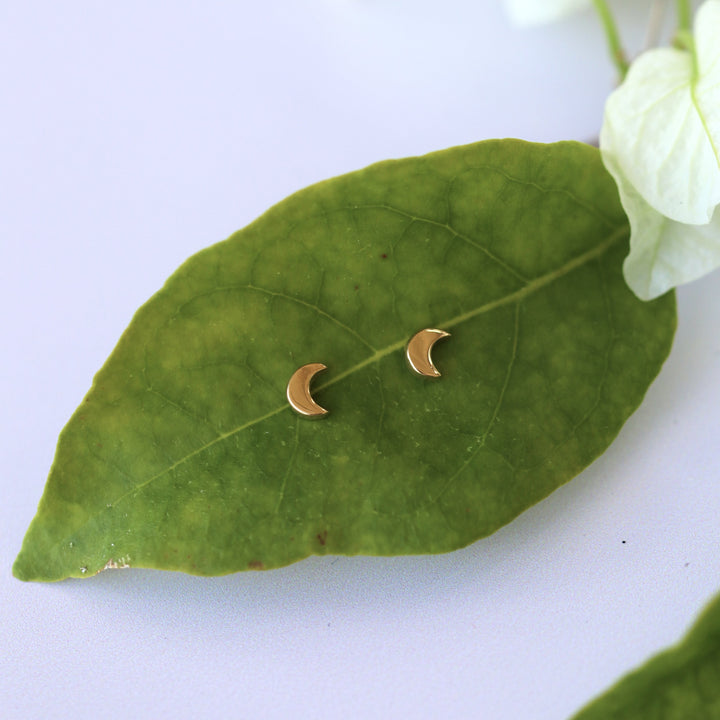 SELENE STUDS GOLD VERMEIL