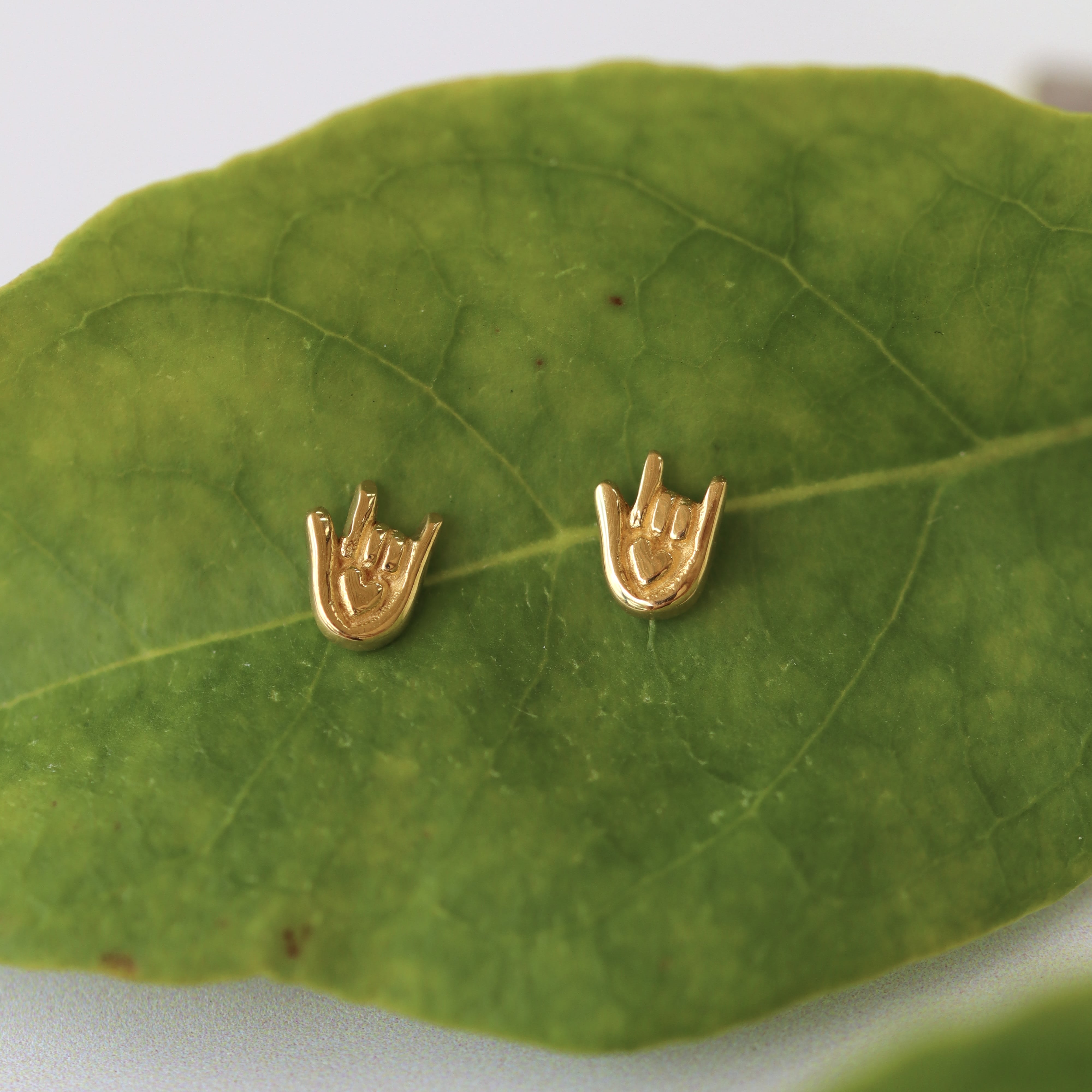 CHIRON STUDS GOLD VERMEIL