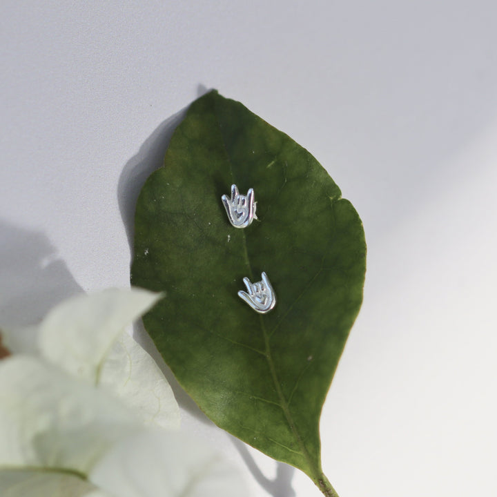 CHIRON STUDS SILVER