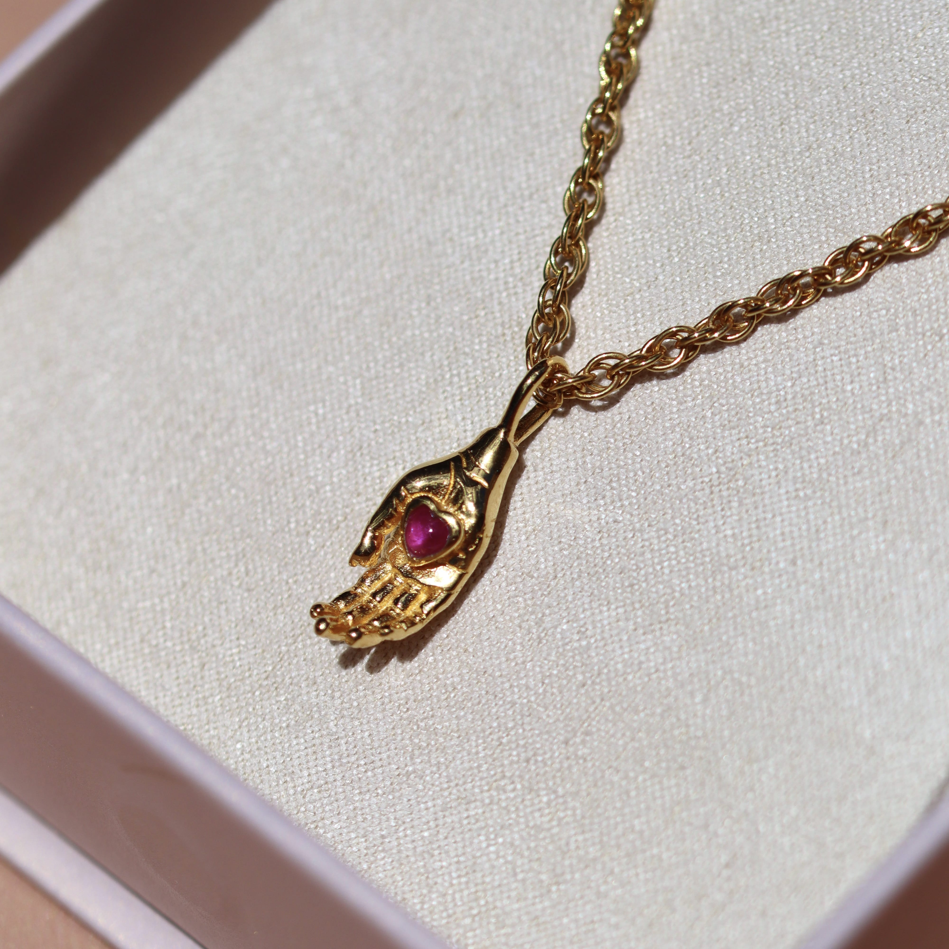 PRAGMA NECKLACE GOLD VERMEIL