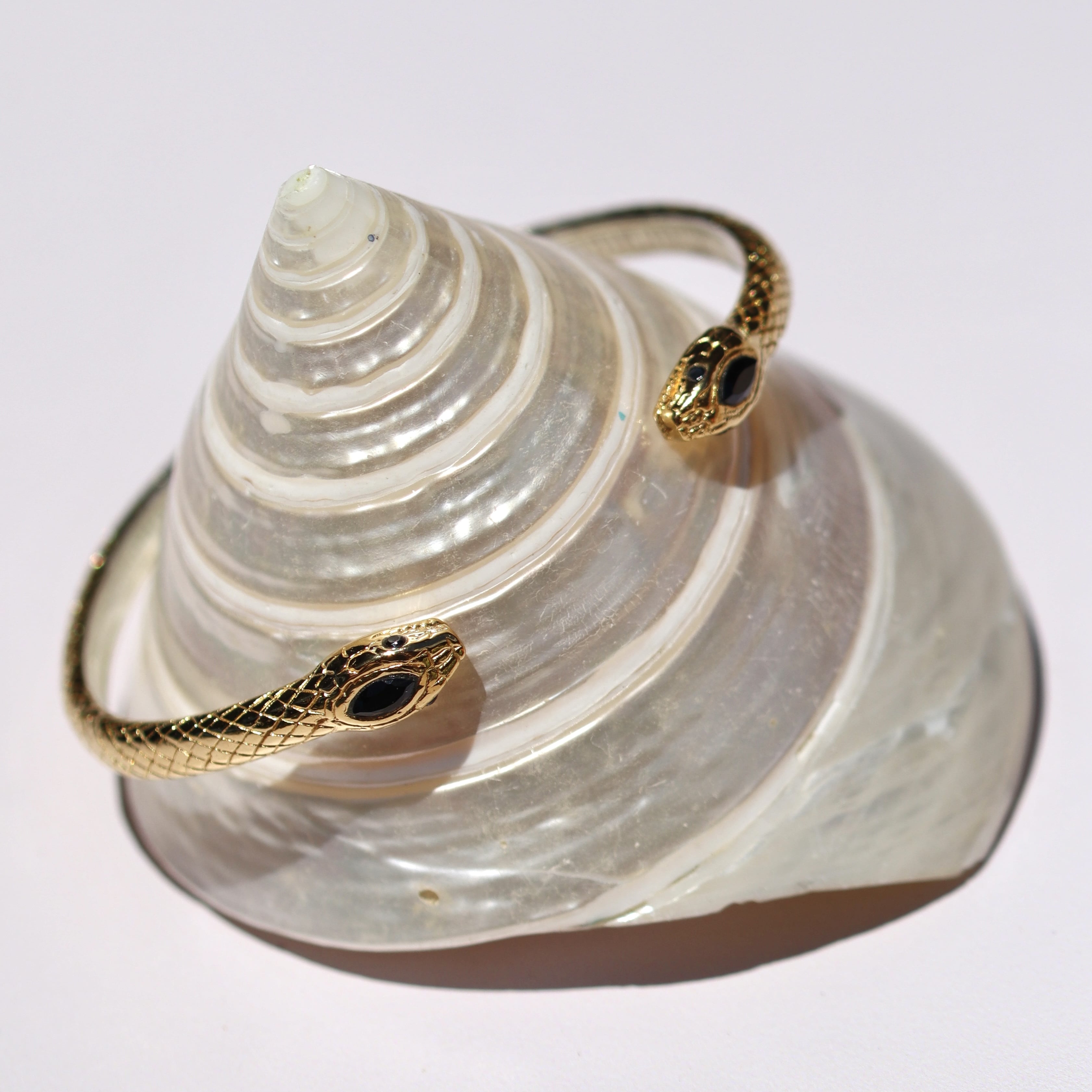 SERPENT CUFF GOLD VERMEIL