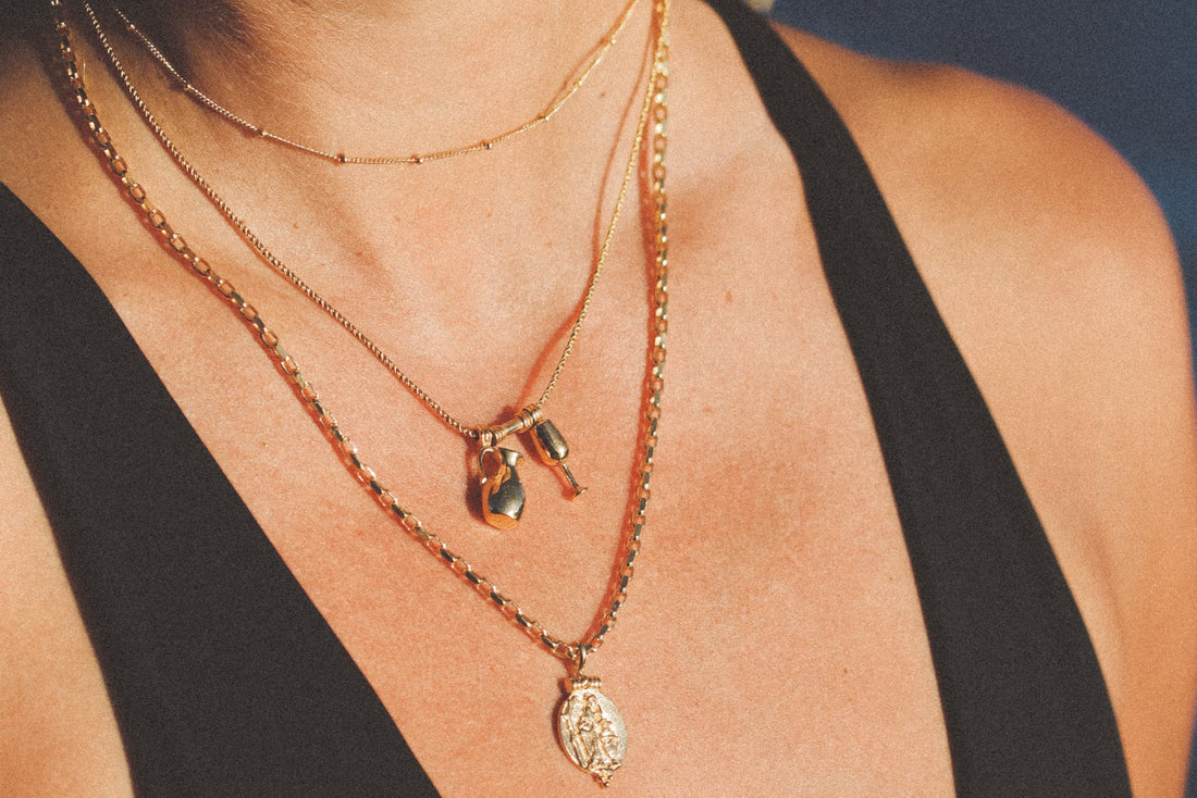 DIONYSUS NECKLACE GOLD VERMEIL