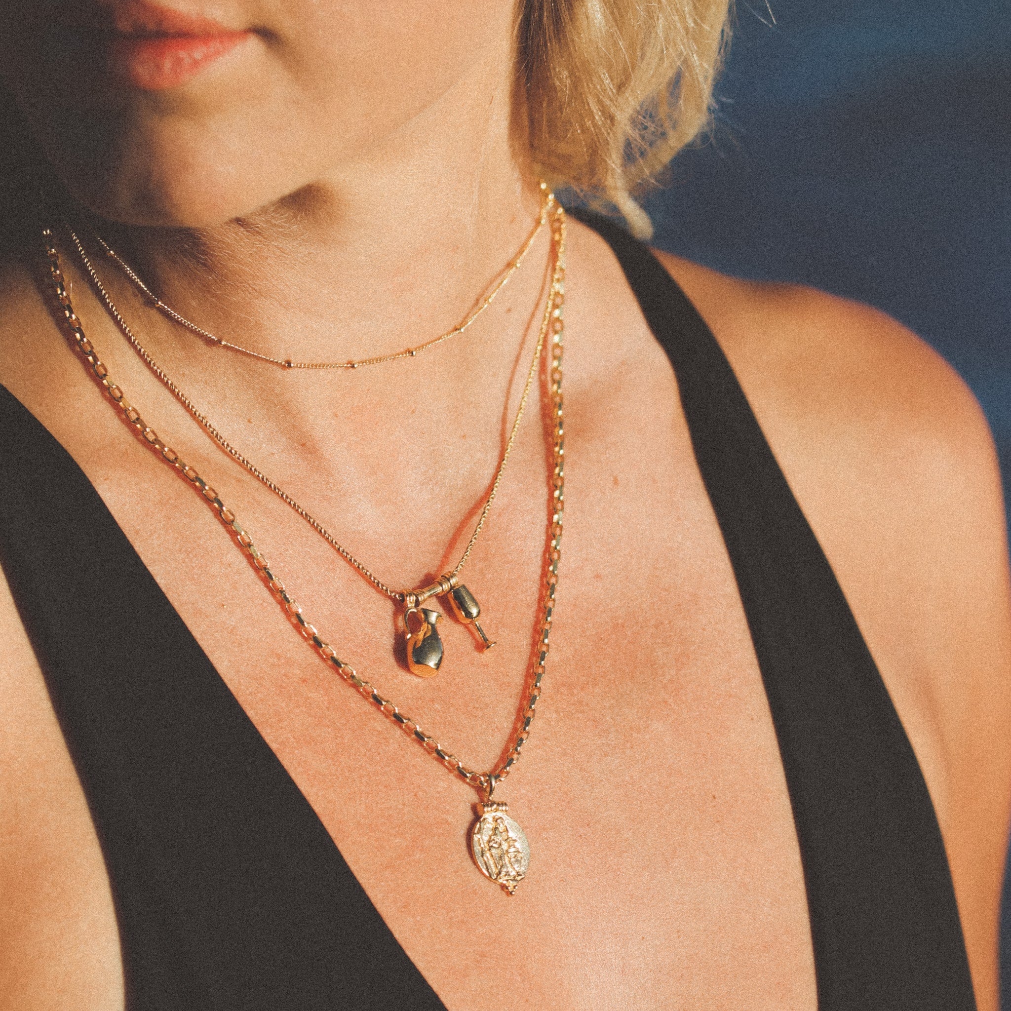 HYDRIA NECKLACE GOLD VERMEIL