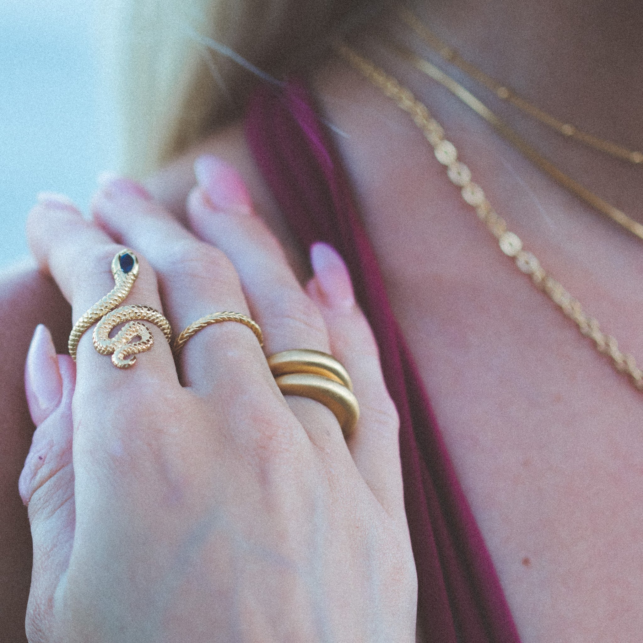 CHANDRA RING GOLD VERMEIL