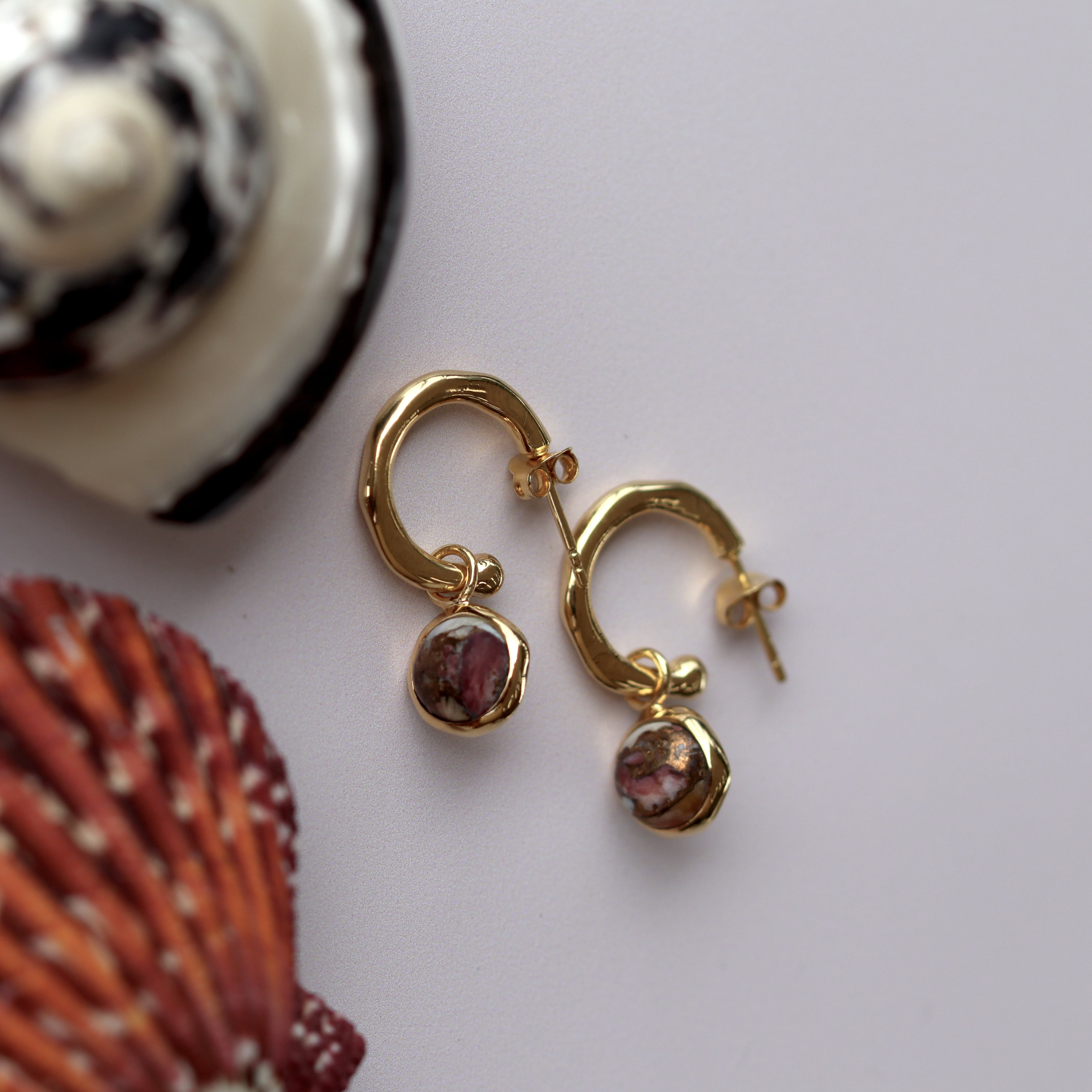 IDA EARRINGS GOLD VERMEIL