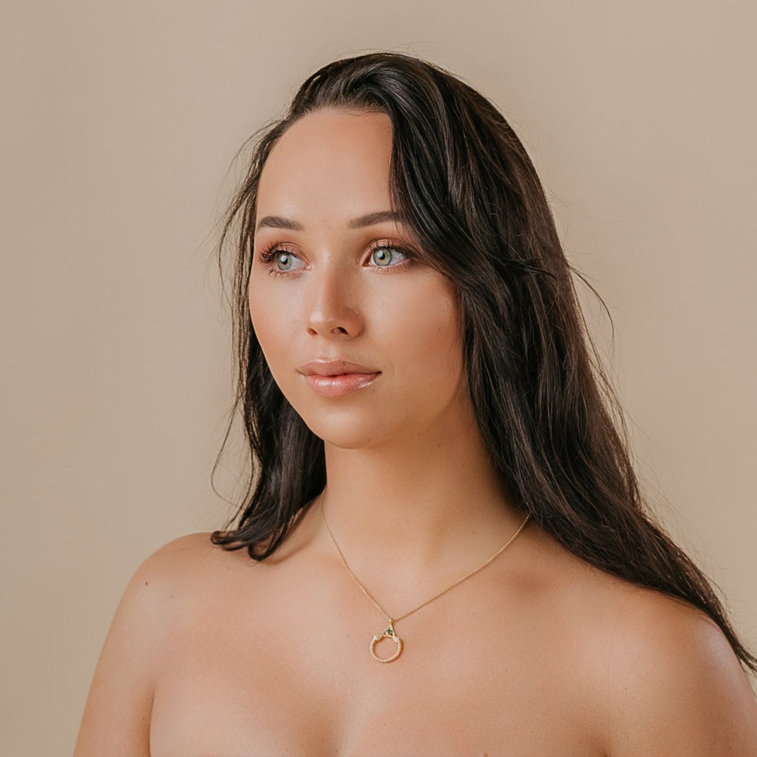 URAEUS NECKLACE GOLD VERMEIL