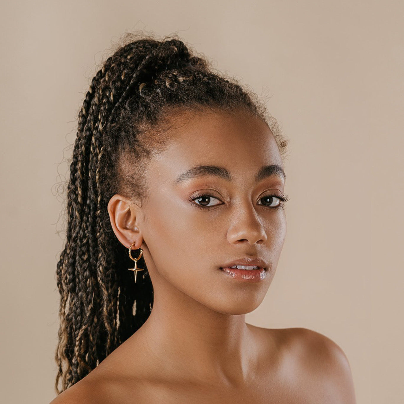 REMI EARRINGS GOLD VERMEIL