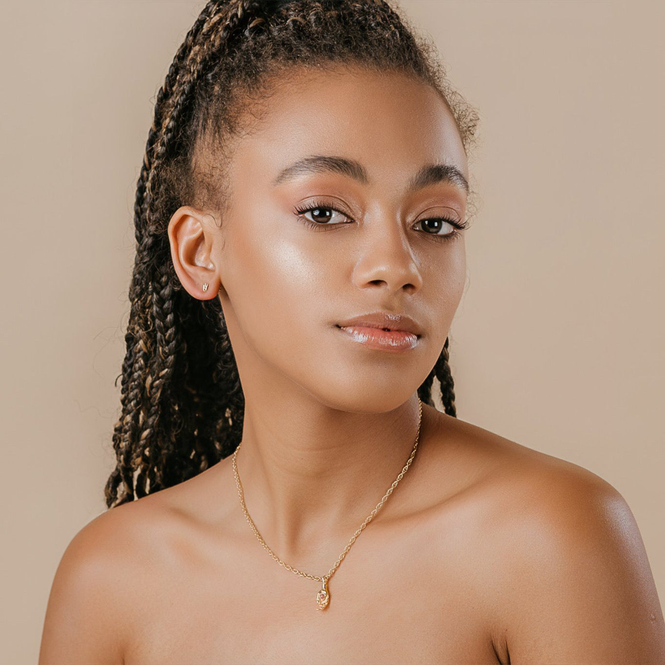 PRAGMA NECKLACE GOLD VERMEIL
