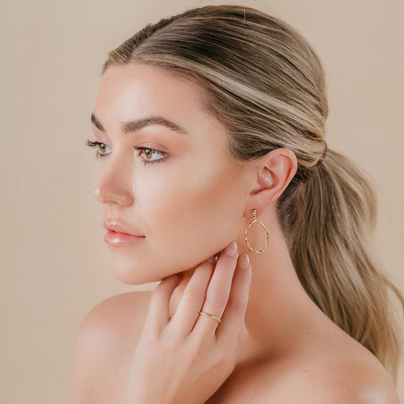 BELLE EARRINGS GOLD VERMEIL