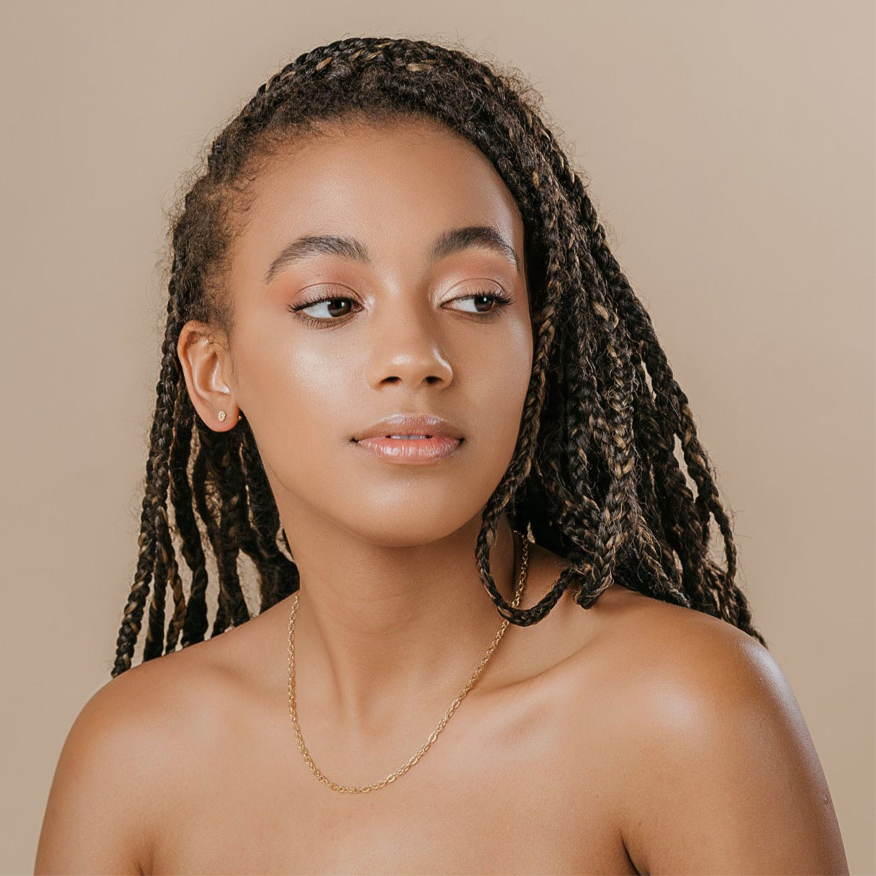 ISABEL STUDS GOLD VERMEIL