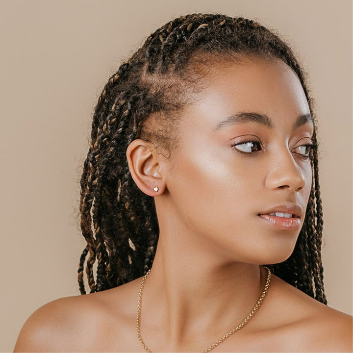 HELENA STUDS GOLD VERMEIL