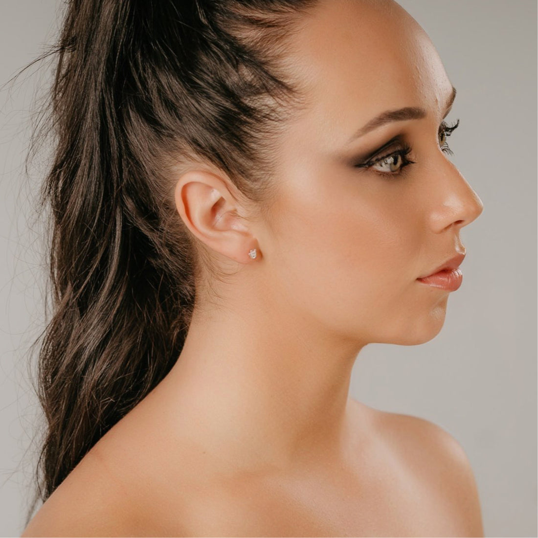 CHIRON STUDS SILVER