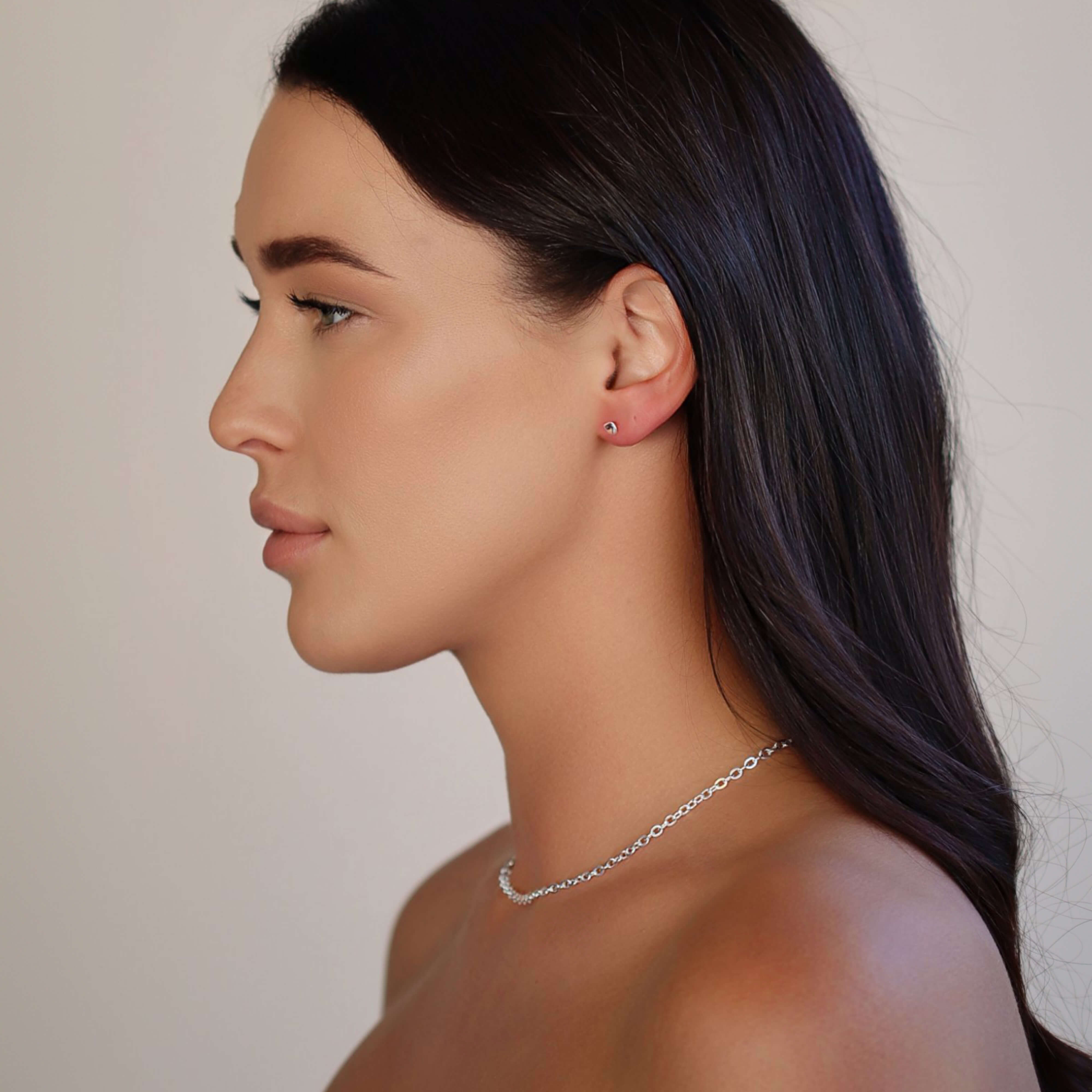 AMBROSIA STUDS SILVER