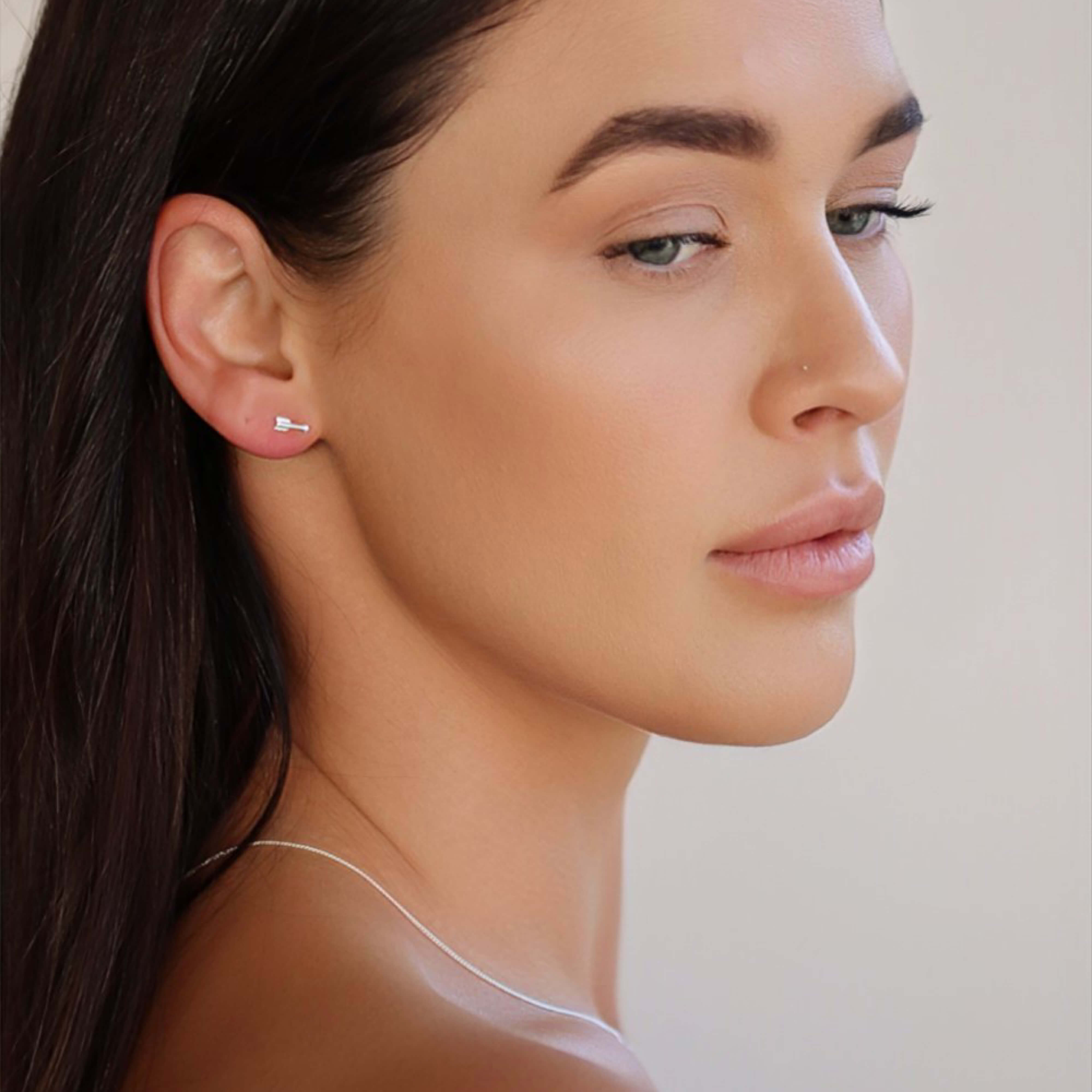 EROS STUDS SILVER