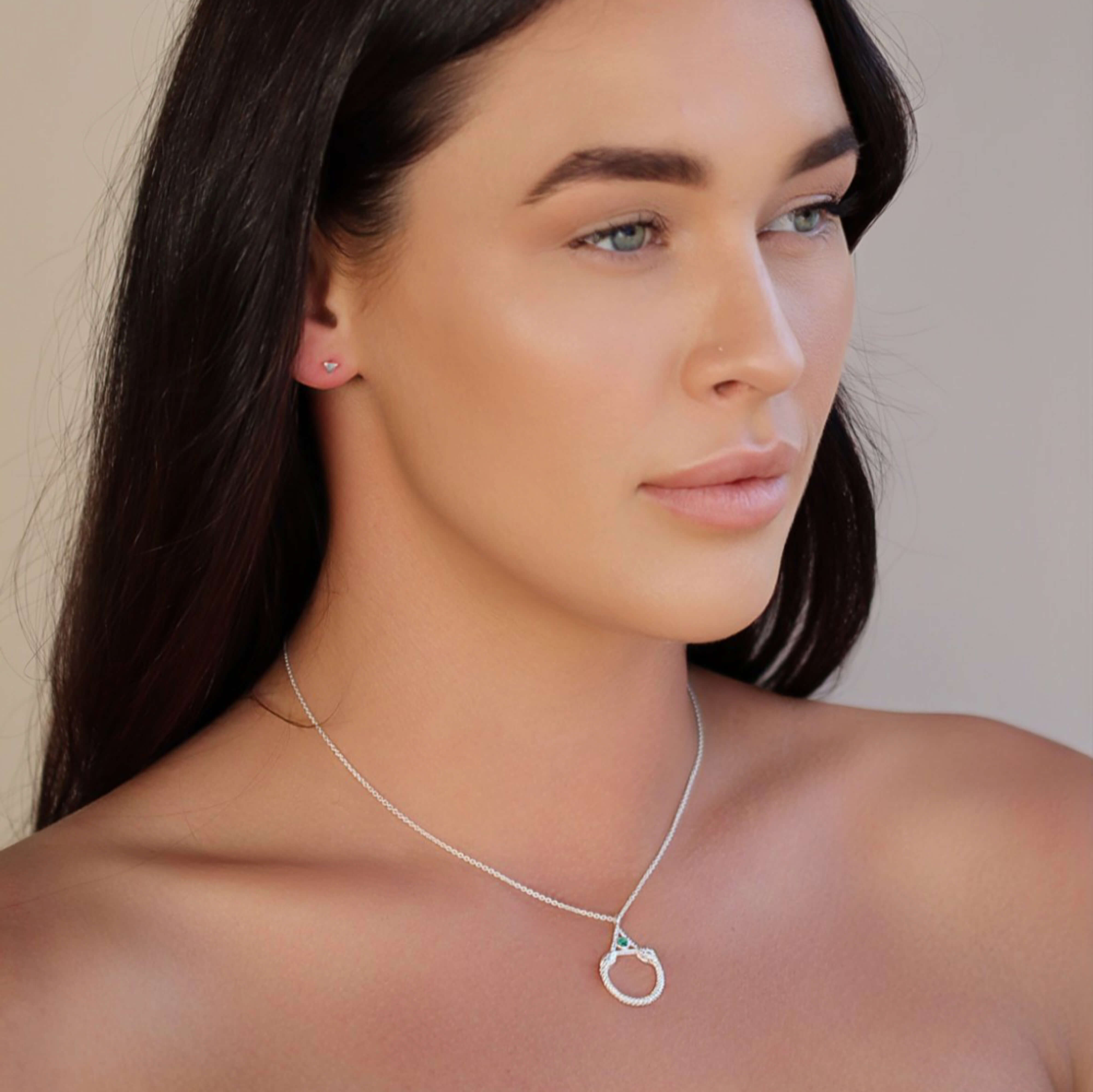 URAEUS NECKLACE SILVER