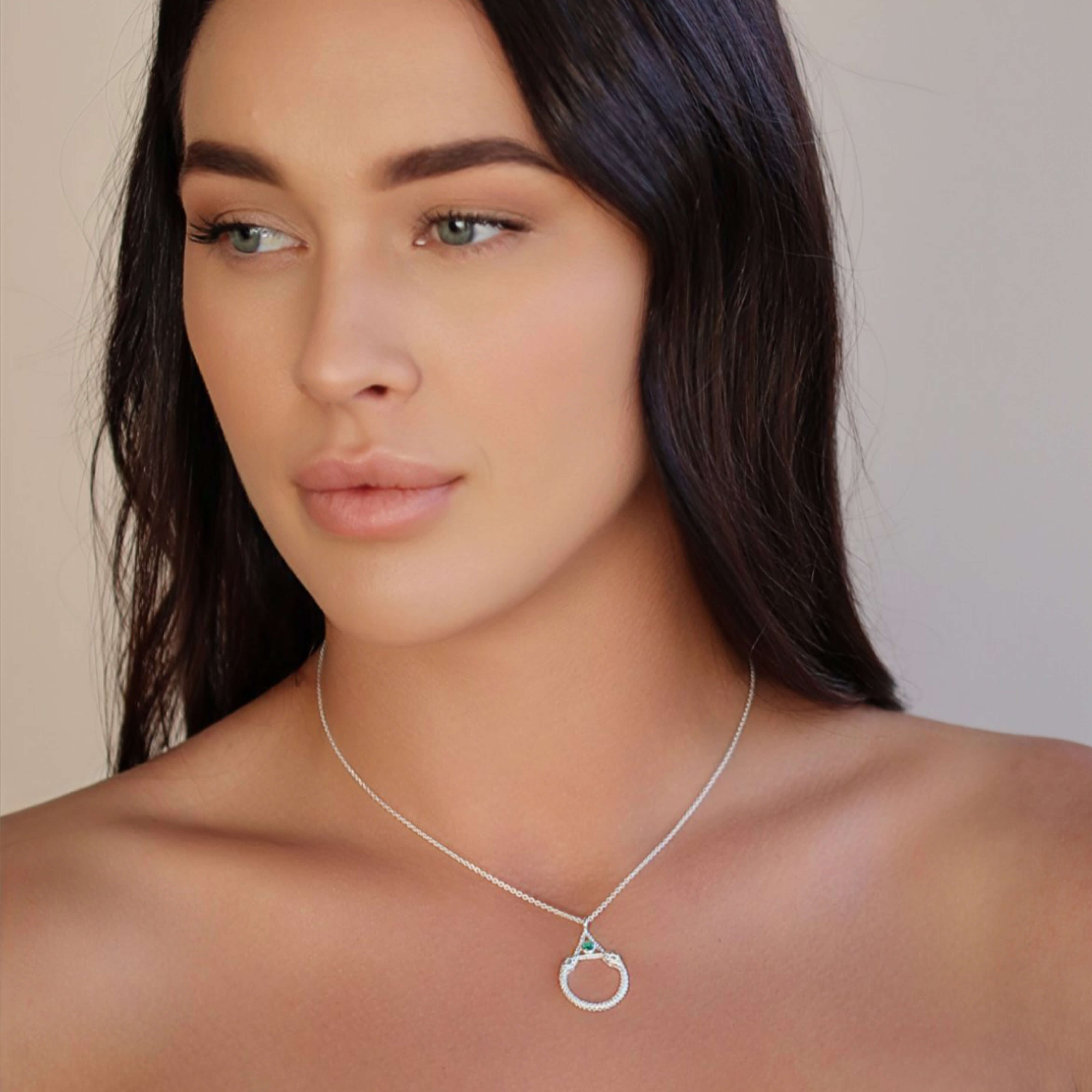 URAEUS NECKLACE SILVER